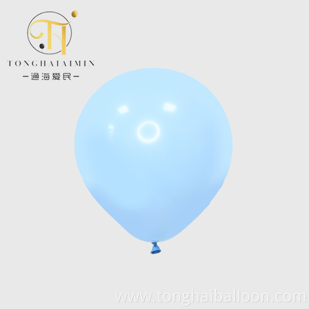 Matte Light Blue Balloons